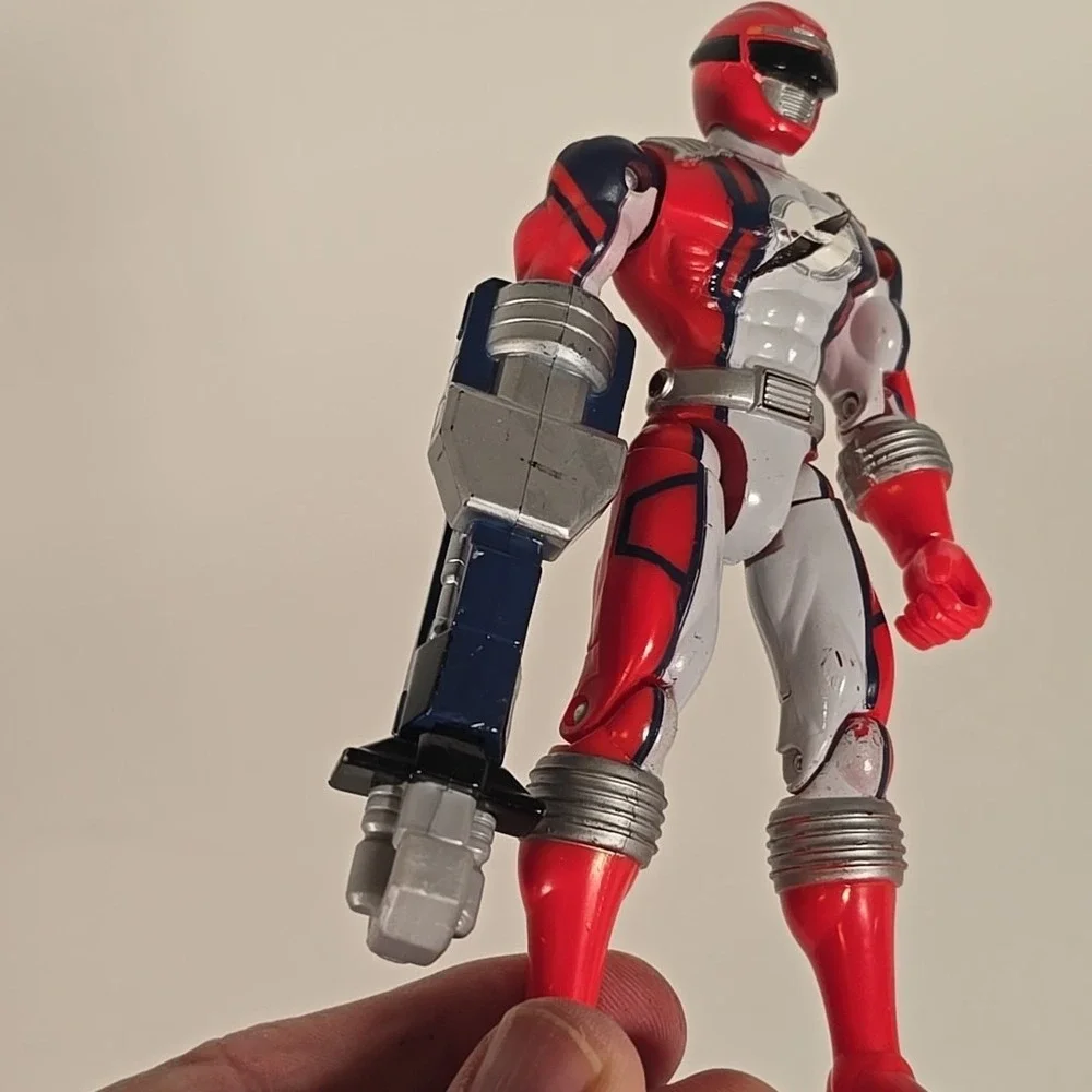Bandai‎ Power Rangers Operation Overdrive Red Ranger Action Figure Loose